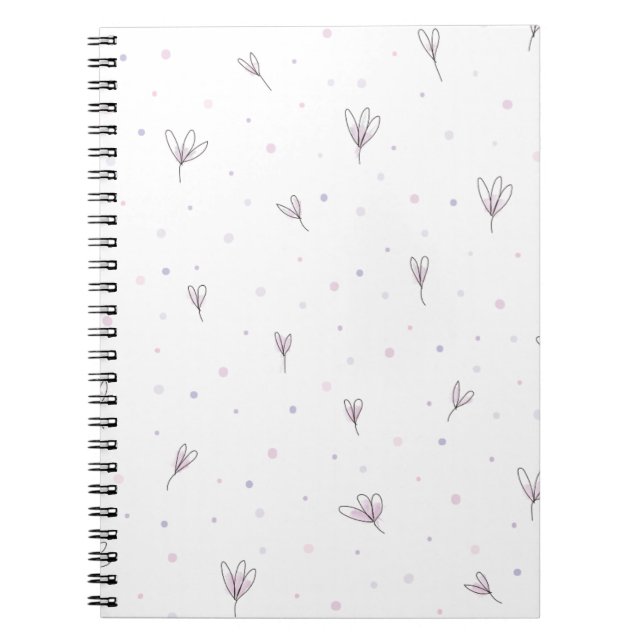 Carnet Fleurs Lilac (Devant)