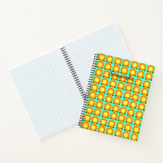 Carnet Fleurs Marigold (Intérieur)