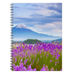 Carnet Fleurs Mont Fugi Japon