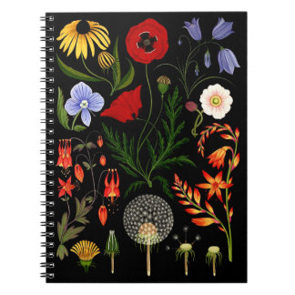 Carnet Fleurs Pressées, Fleurs sauvages Boho, Botanica Vi