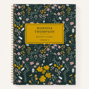 Carnet Fleurs sauvages bohémiens de la moutarde