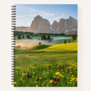 Carnet Fleurs Spring Alpe di Siusi Langkofel
