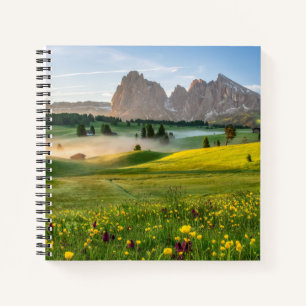 Carnet Fleurs Spring Alpe di Siusi Langkofel