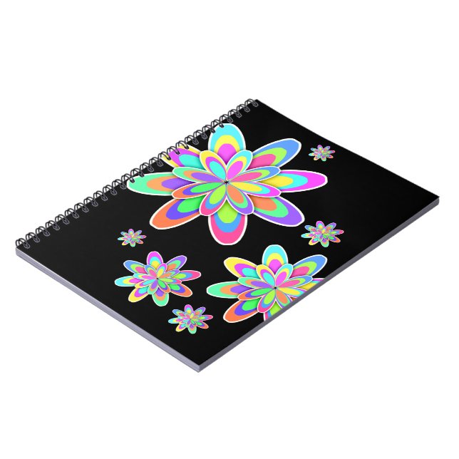 Carnet Fleurs super (Côté gauche)