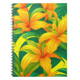 Carnet Fleurs tropicales colorées