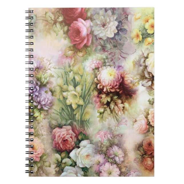 Carnet Fleurs vintages (Devant)