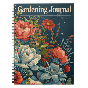Carnet Fleurs vintages de jardinage