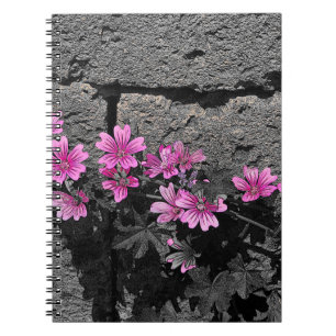 Carnet Fleurs violettes