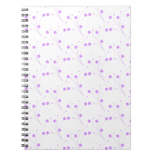 Carnet Fleurs violettes Lilac, Petite Impression Florale