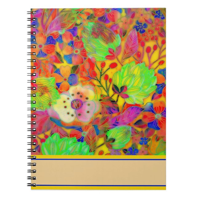 Carnet Fleurs vives (Devant)