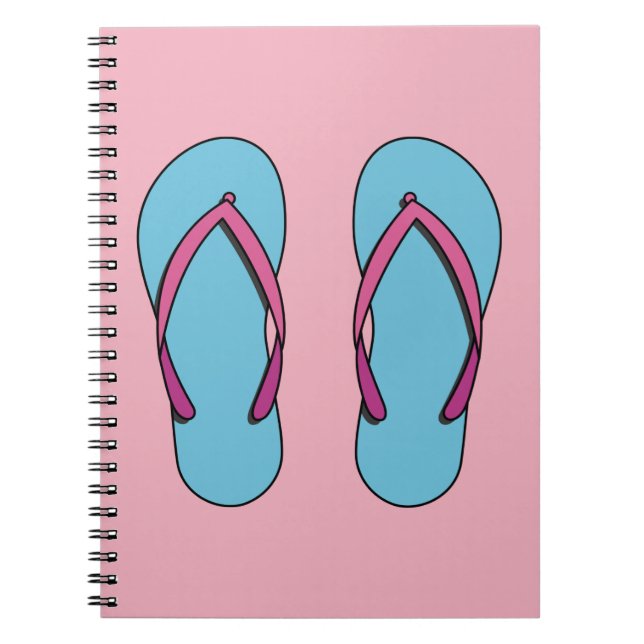 Carnet Flip Flops de plage (Devant)