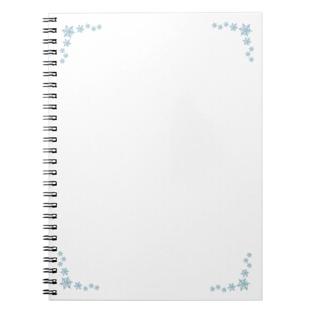Carnet Flocon de Neige (Devant)