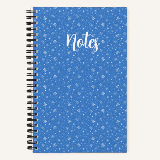 Carnet Flocons de Neige Dessinés à la Main Fantaisie Hive
