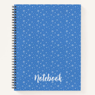 Carnet Flocons de Neige Dessinés à la Main Hivernage Fant