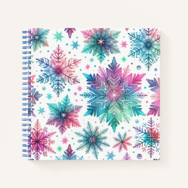 Carnet Flocons enjoués (Devant)