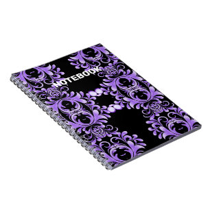 Carnet Floraison Océanique : Harmonie de la Vague Violett