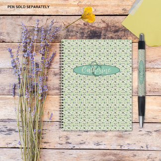 Carnet floral à crème épaisse vintage inspirée