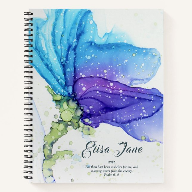 Carnet Floral Abstrait moderne (Devant)