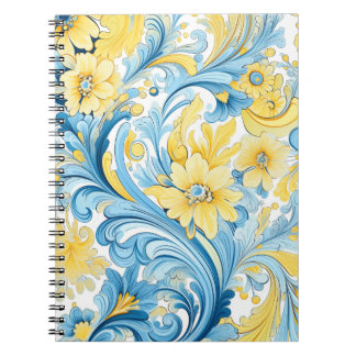 Carnet Floral art in Ukrainian motifs
