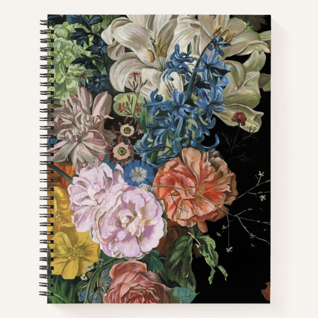 Carnet Floral baroque - Bouquet (Devant)
