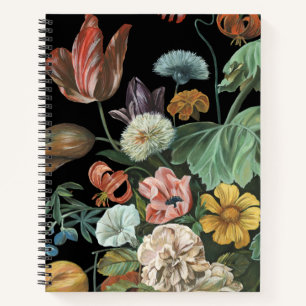 Carnet Floral baroque - Bouquet de fleurs