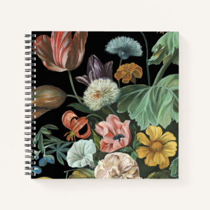 Carnet Floral baroque - Bouquet de fleurs