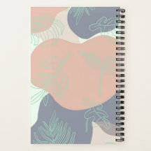 Carnet floral Boho personnalisé