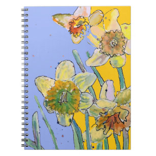 Carnet floral Daffodil Watercolor Journal
