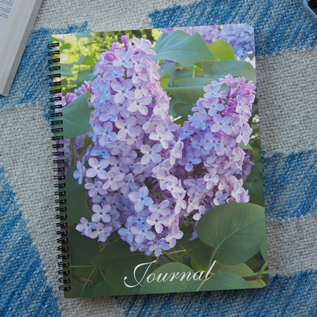 Carnet Floral de Lilac pourpre (In Situ)