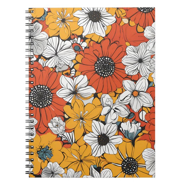 Carnet Floral Design - Vibrant et élégant (Devant)