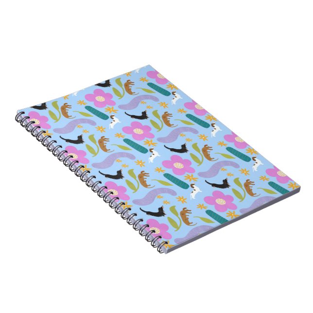Carnet floral Doxie #1 (Côté Droit)