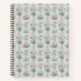 Carnet Floral Fleur Sauvage Vintage | Aquarelle