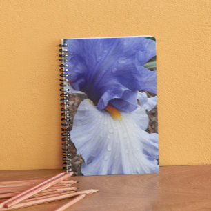 Carnet Floral Iris à poils violets