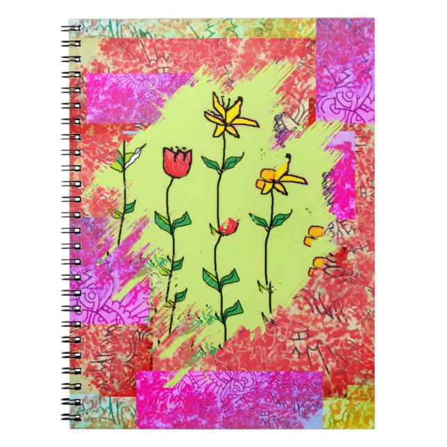 Carnet - Floral Nuancier de Peinture  (Devant)