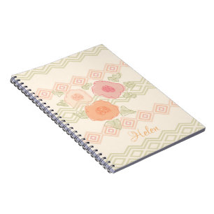 Carnet floral Pastel