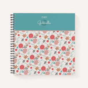 Carnet Floral peint