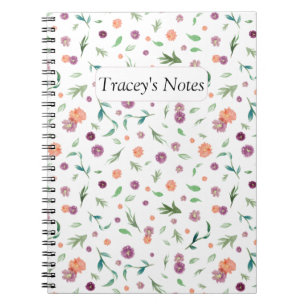 Carnet floral personnalisable   Meilleurs cadeaux 