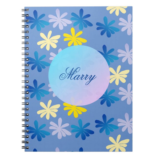 Carnet Floral personnalisé (Devant)