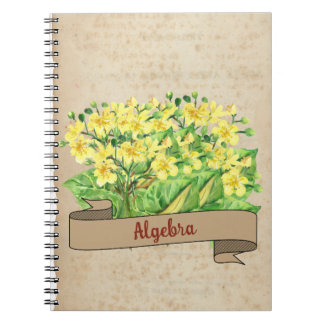 Carnet Floral Rustic Fall Inspire School