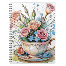 Floral Vine Motif - Aquarelle Boho art
