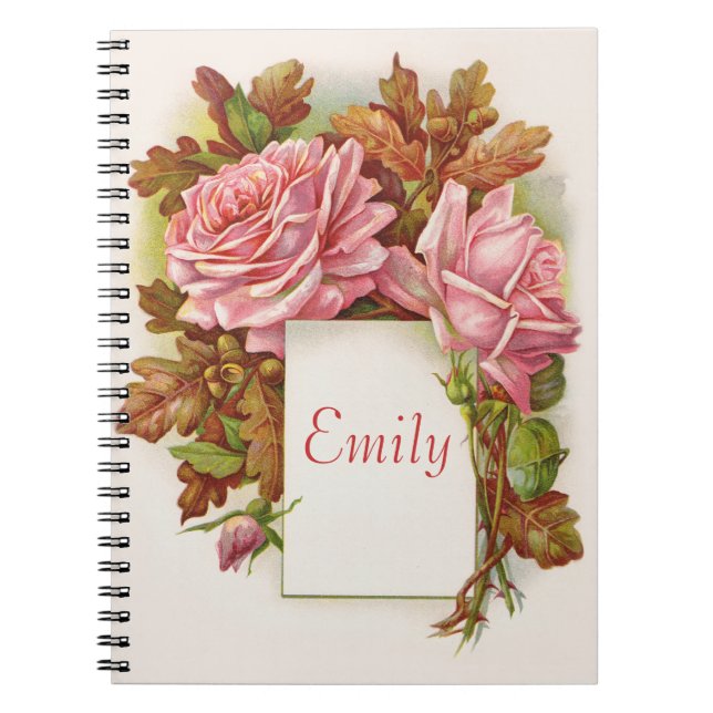 Carnet Floral vintage (Devant)