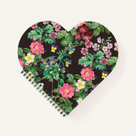 Carnet Floral Vintage foncé