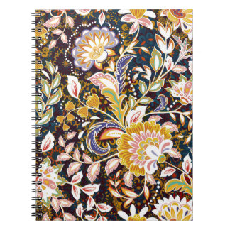 Carnet Floral Vintage Provence Motif multicolore