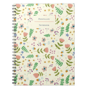 Carnet Floral Woodland Personnalisé