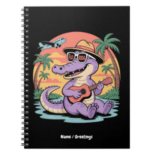 Carnet Floride Vacances Cute Cool Été Alligator Funny