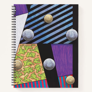 Carnet Flotteurs - Vaporwave Abstrait Surréaliste Art