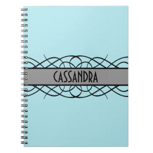 Carnet Flourish Gray Deco