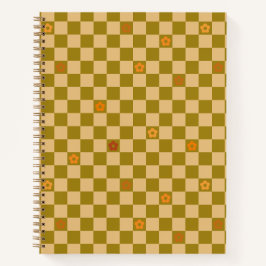 Carnet Flowe Checkered Pattern - No. 02