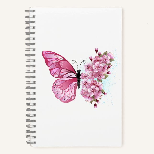 Carnet Flower Butterfly (Recto)