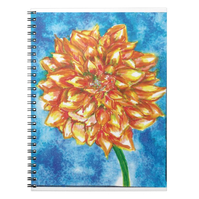 Carnet Flower Flame (Devant)